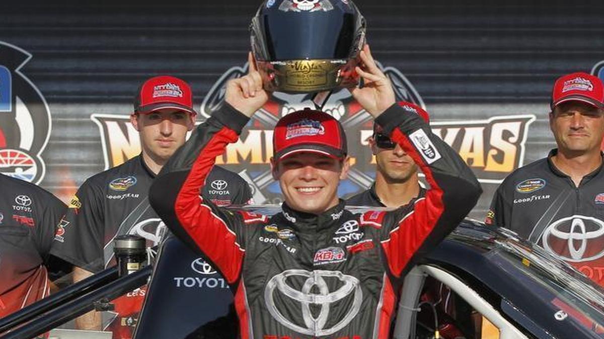 Erik Jones, who won the Xfinity Series race at TMS in June, is among the rising stars in racing.