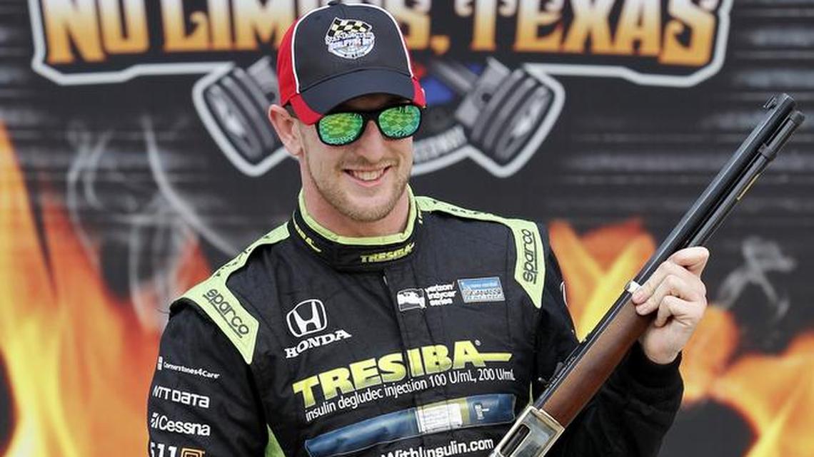 Charlie Kimball won the Star-Telegram qualifying day on Friday at TMS.