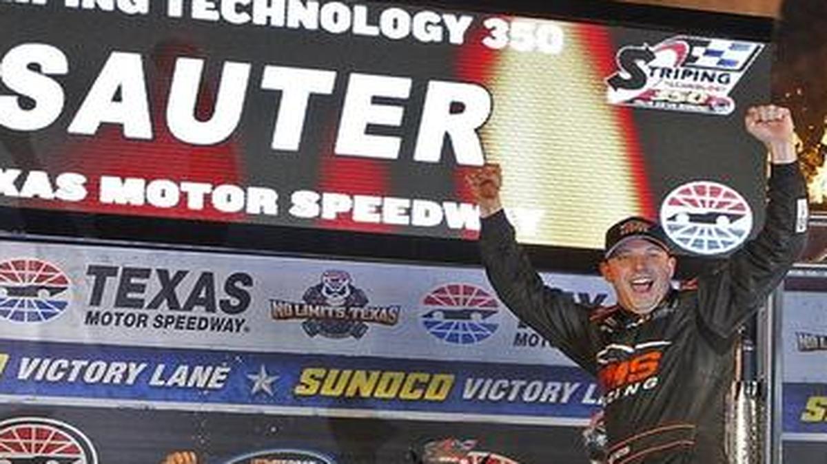 By winning last week’s race in Martinsville, Johnny Sauter said he could “throw caution to the wind” to win the Truck Series race Friday night at Texas Motor Speedway.