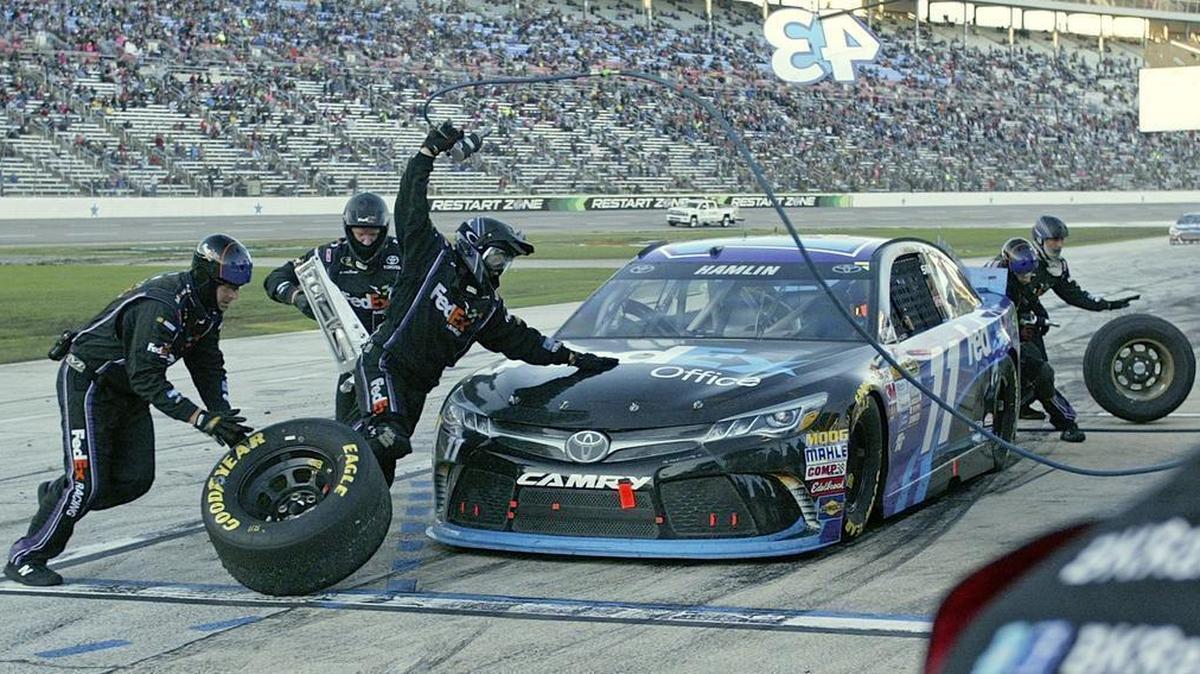 There were plenty of empty seats at the Cup race at Texas Motor Speedway in November 2015. NASCAR attendance and TV ratings have been falling for 10 seasons.