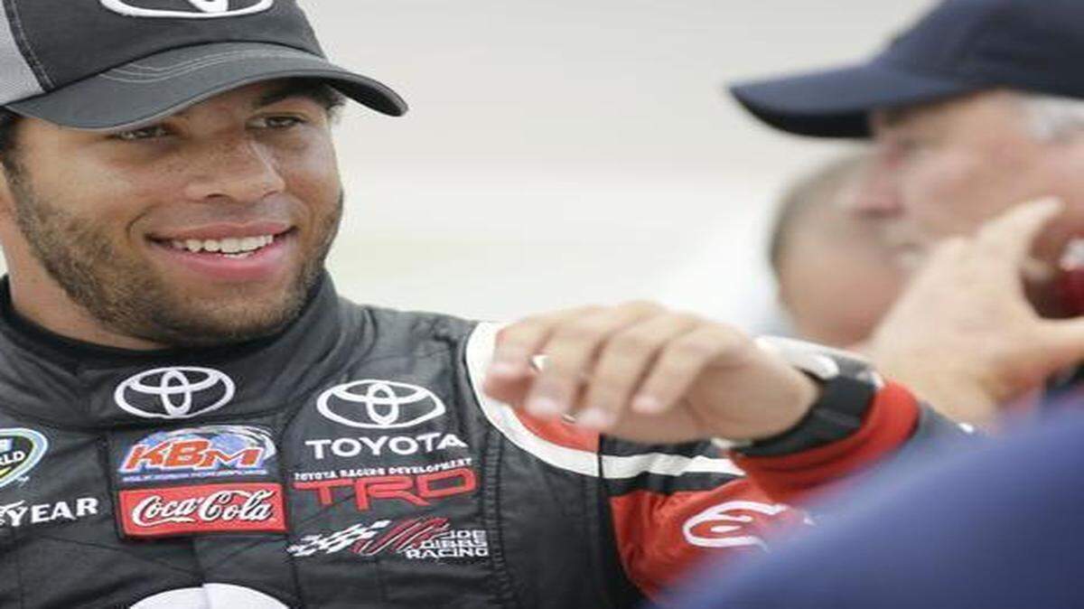 
Darrell Wallace Jr. is fifth in his first season of racing in NASCAR’s Xfinity Series. He finished third in the truck series a year ago.
