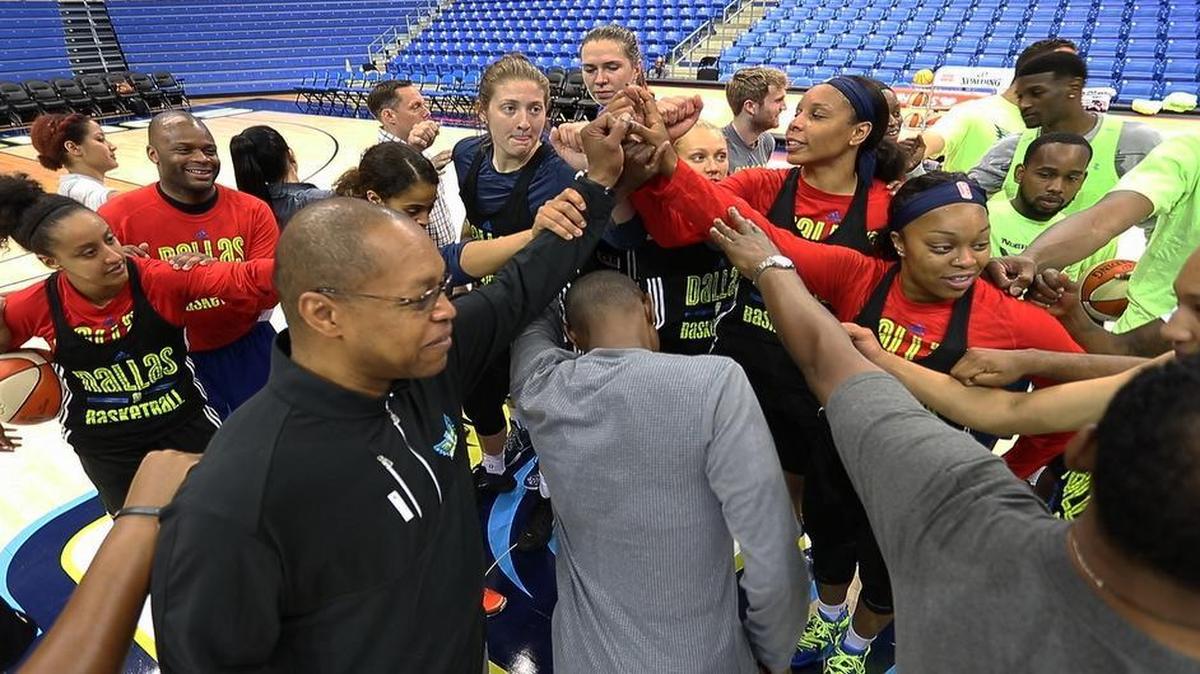 In addition to the No. 3 pick in April’s WNBA Draft, coach Fred Williams, left, and the Dallas Wings hold the No. 10 and 11 picks.