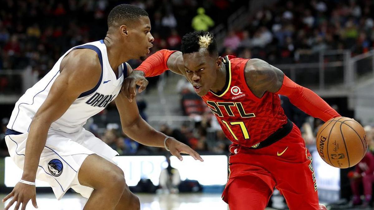 Hawks guard Dennis Schroder matched his career high with 33 points Saturday night against Dennis Smith Jr. and the Mavericks.