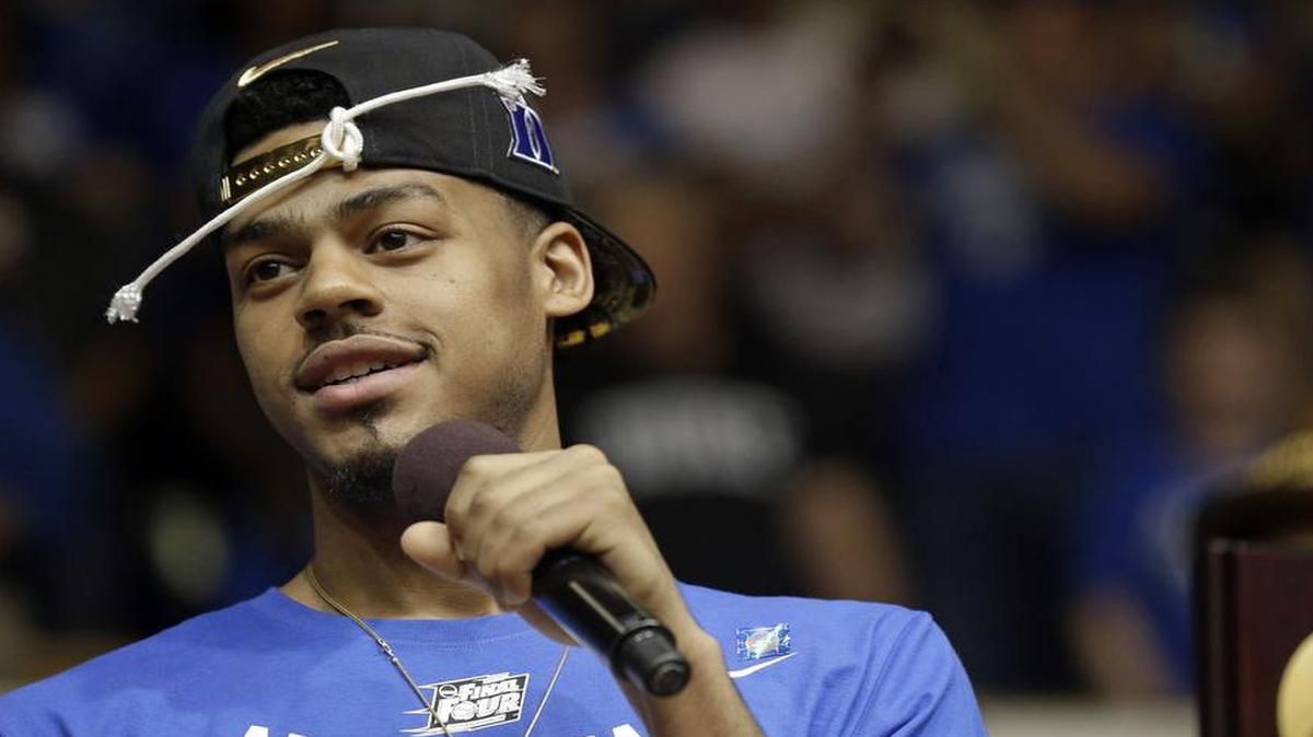 Quinn Cook is a second-year player out of Duke.