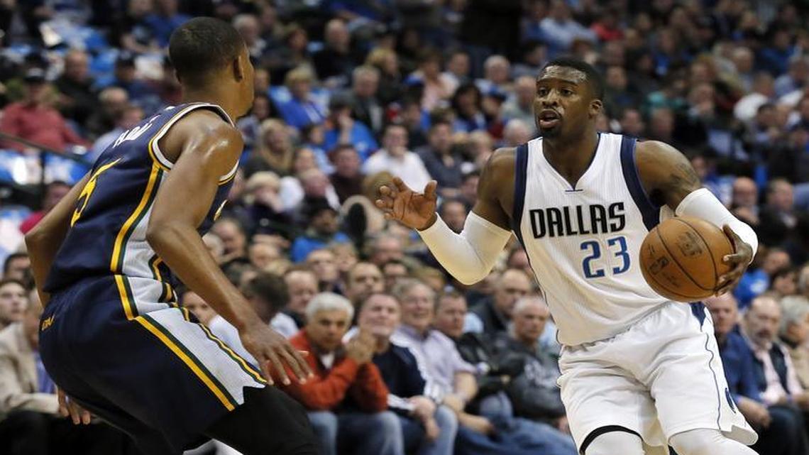 Guard Wesley Matthews, right, says the Mavericks “can’t rest on what we did earlier in the season” and needs to start playing “like we’re not in the playoffs.”