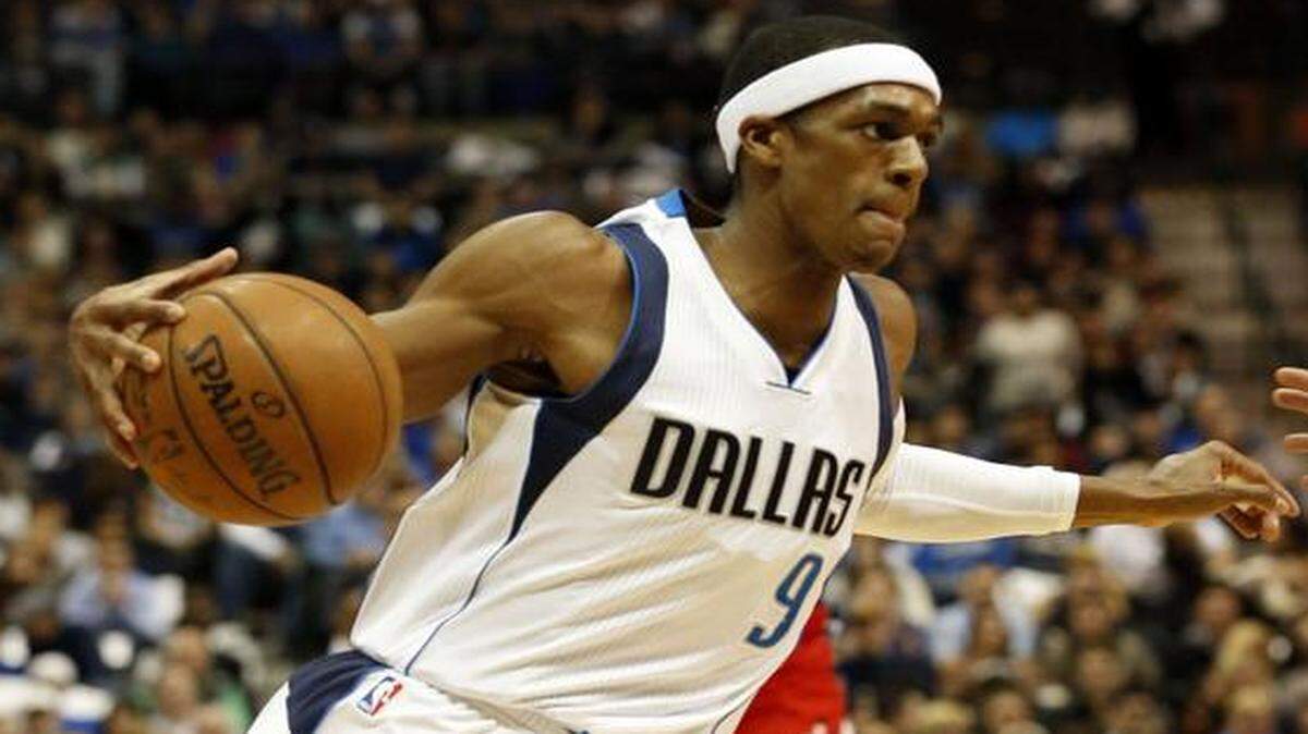 
Mavericks point guard Rajon Rondo spent the first eight-plus seasons of his NBA career with the Celtics.



