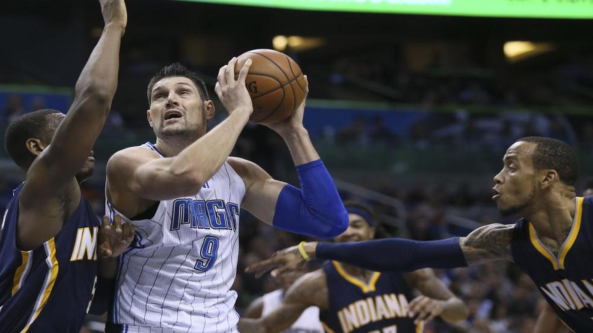Magic center Nikola Vucevic has led or tied for the team lead in scoring on 24 occasions, and led Orlando in rebounding 25 times this season.