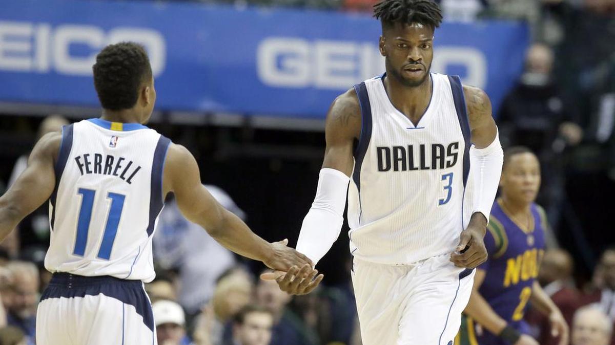 Nerlens Noel, right, and Yogi Ferrell are key parts of the Dallas Mavericks’ youthful foundation.