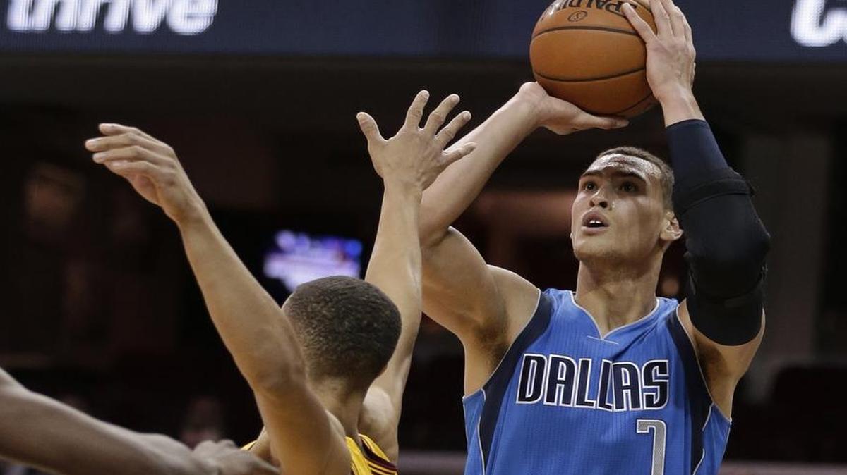 
Mavericks forward Dwight Powell had 11 points and seven rebounds in 24 minutes Monday night at Cleveland.



