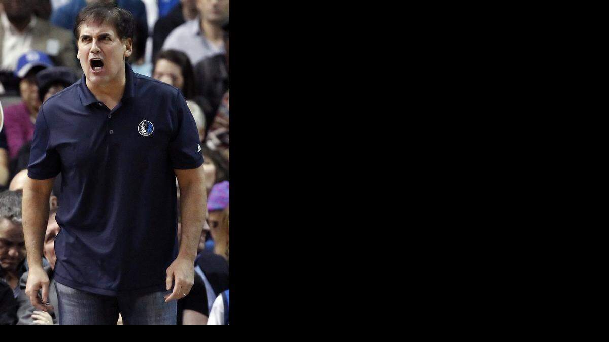 
Mark Cuban, above, made it loud and clear the Mavericks are still interested in re-signing guard Rajon Rondo.


