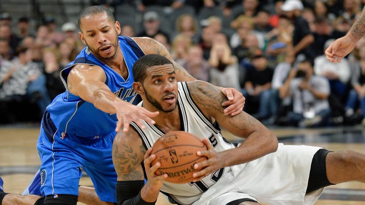 Devin Harris, left, the Dallas Mavericks and the rest of the NBA are left grasping at ways to beat LaMarcus Aldridge and the San Antonio Spurs.
