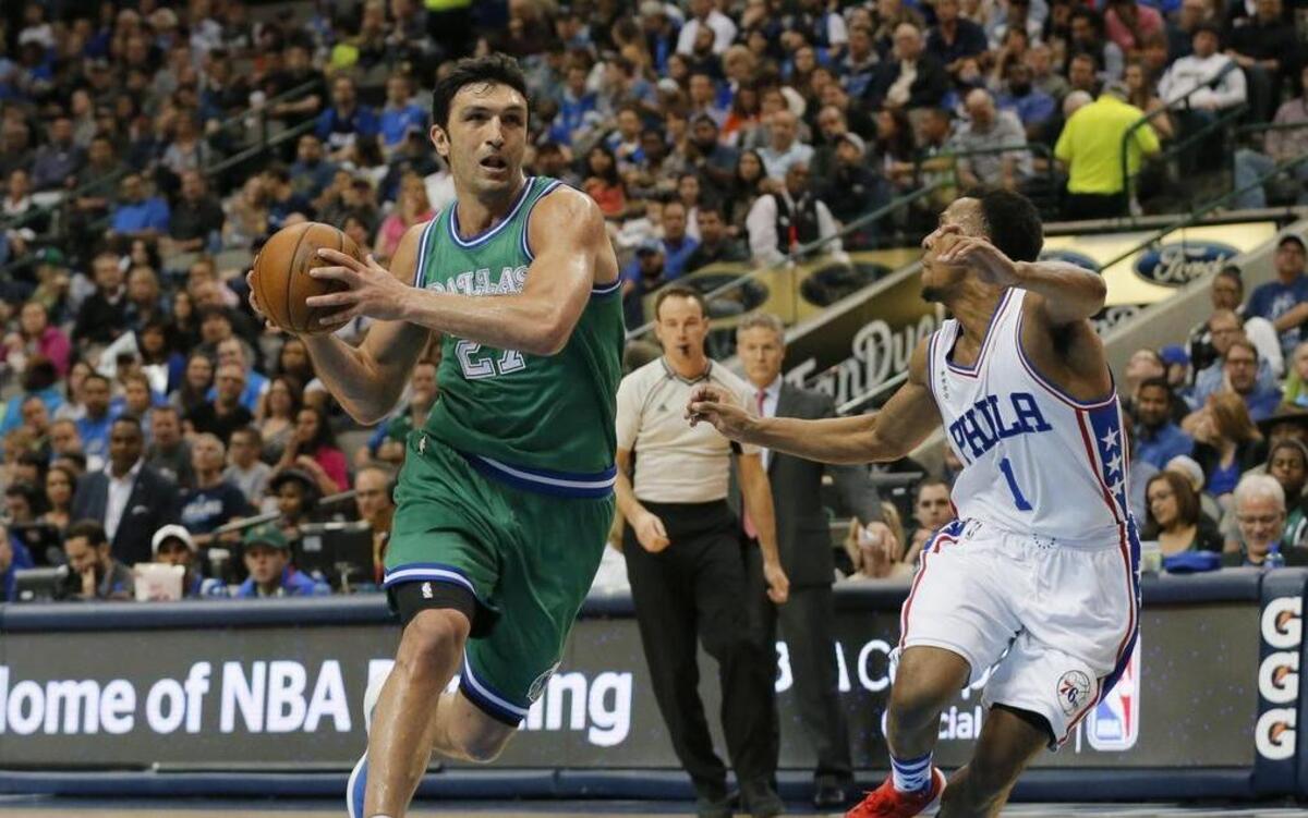 Zaza Pachulia did not play in the second half and in overtime during the Mavericks’ victory over the Denver Nuggets on Friday.