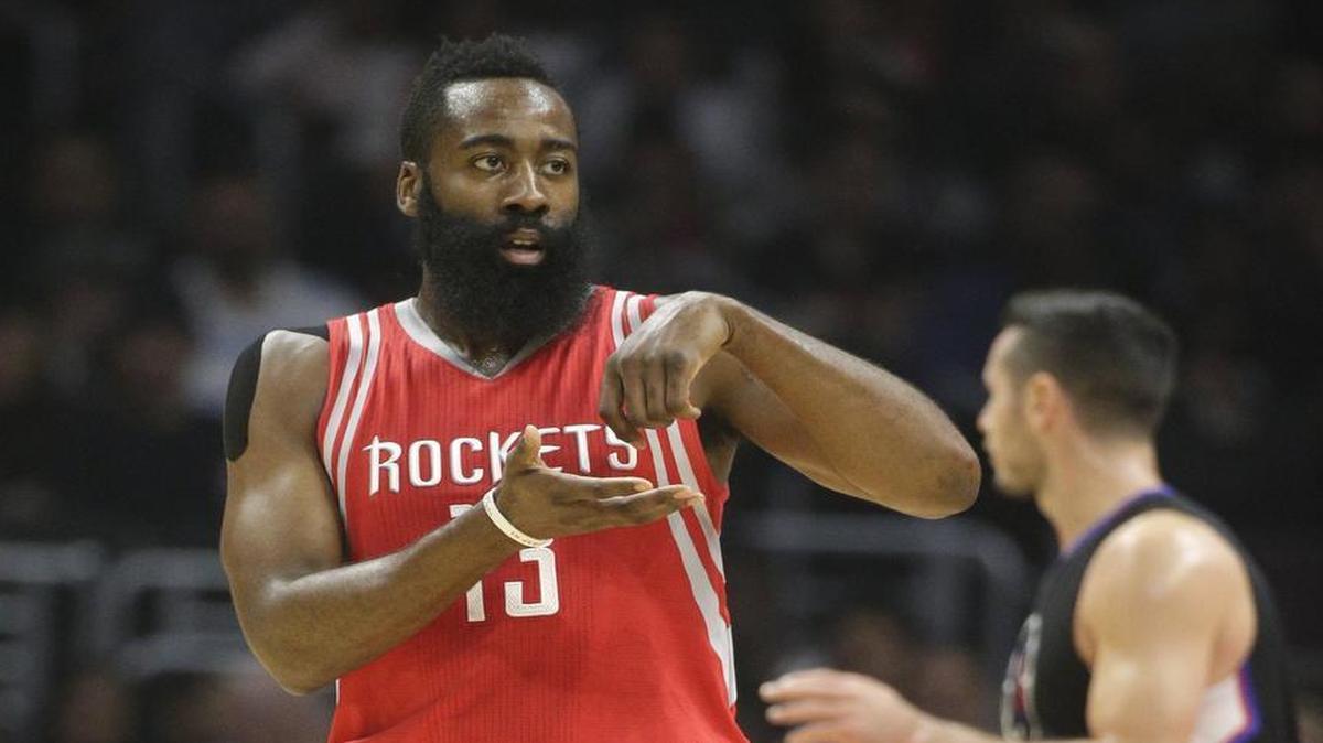 James Harden of the Houston Rockets is second in the NBA in scoring with 28.9 points per game.