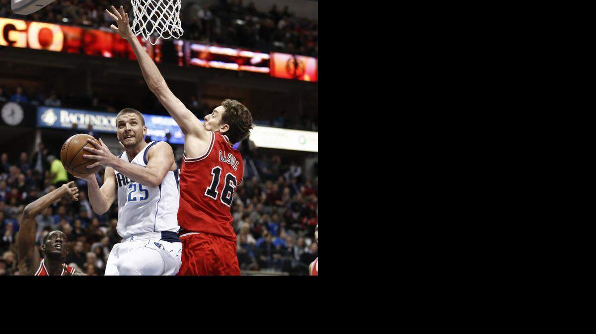 
Dallas Mavericks forward Chandler Parsons has gotten in a scoring flow of late.
