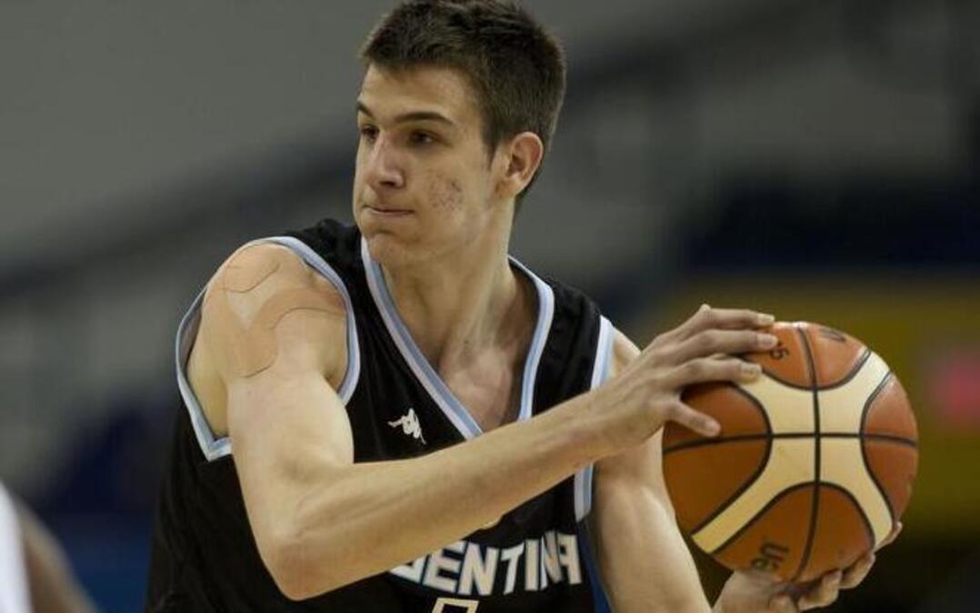 Nicolas Brussino, right, played on the Argentina Olympic team this summer, sharing the court with NBA players Manu Ginobili, Luis Scola, Andres Nocioni and Carlos Delfino.