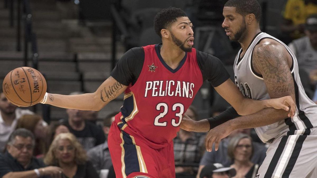 New Orleans forward Anthony Davis leads the Pelicans in scoring (31.3) and rebounding (10.9). He ranks second in the NBA in scoring and first in blocked shots.