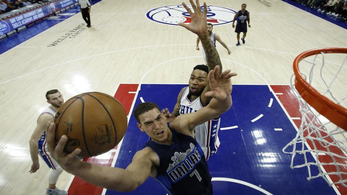 Dallas Mavericks forward Dwight Powell averages 6.5 points a game but had 14 on Friday against the Sixers. The Mavericks play at 11 a.m. Sunday on FSSW at the Brooklyn Nets.