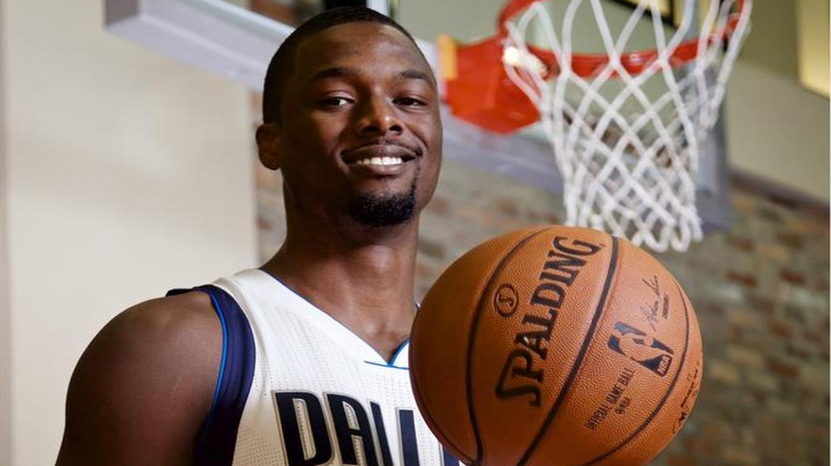 Forward Harrison Barnes is in his first season with the Dallas Mavericks.
