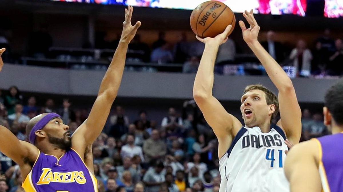 Mavericks forward Dirk Nowitzki, drafted in 1998, became the sixth player in NBA history to accumulate 30,000 career points.