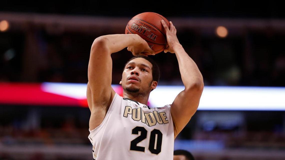 Purdue's A.J. Hammons was selected by the Dallas Mavericks in the second round of the NBA Draft Thursday night.