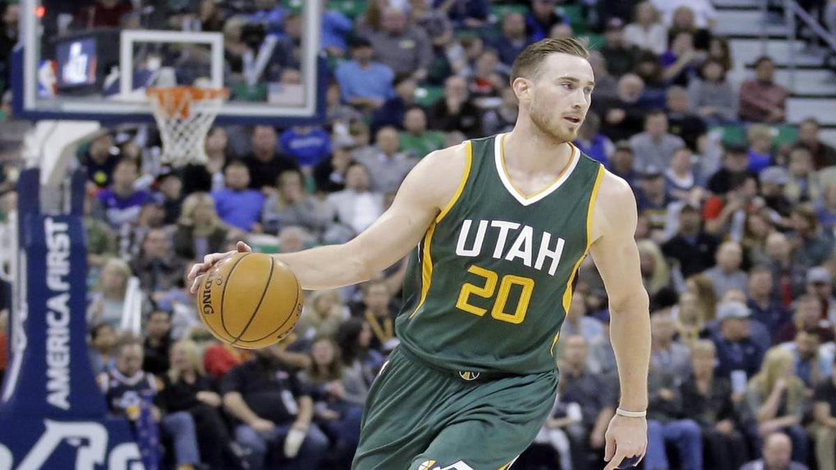 Forward forward Gordon Hayward leads the Utah Jazz in scoring with 22.9 points per game.