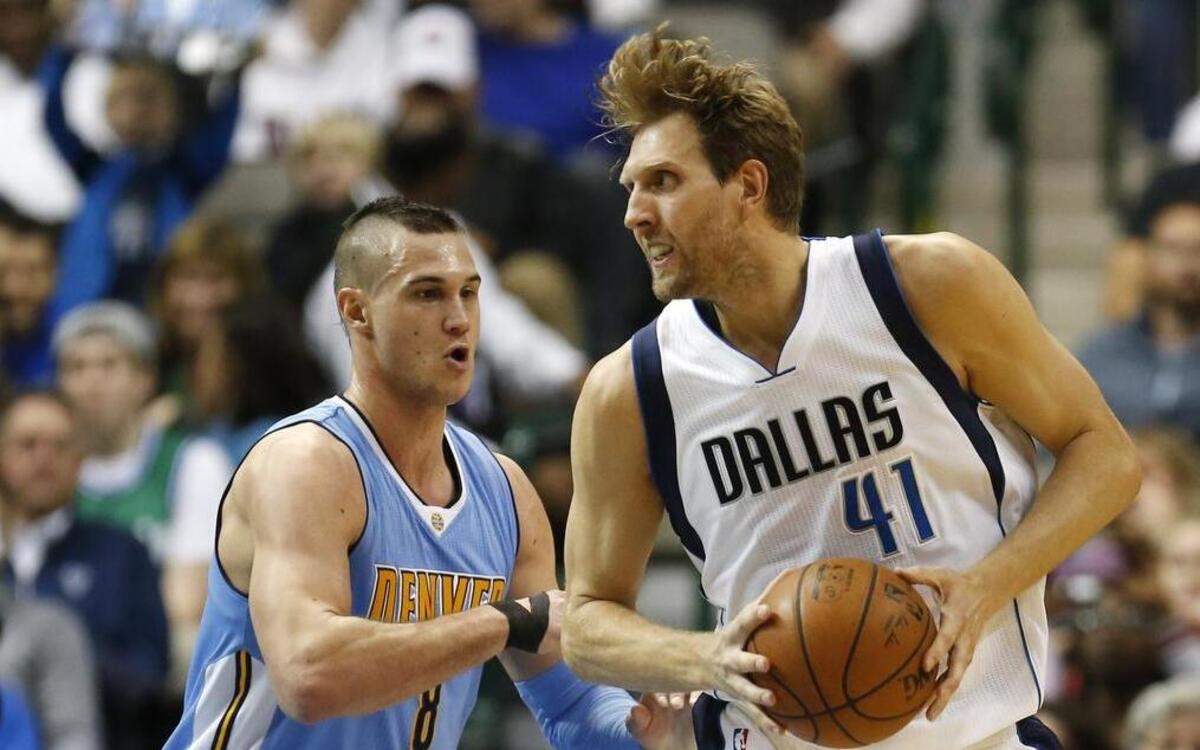 Dirk Nowitzki, right, and the rest of the NBA players would have farther to shoot to make a 3-pointer, if Mavericks owner Mark Cuban has his way.