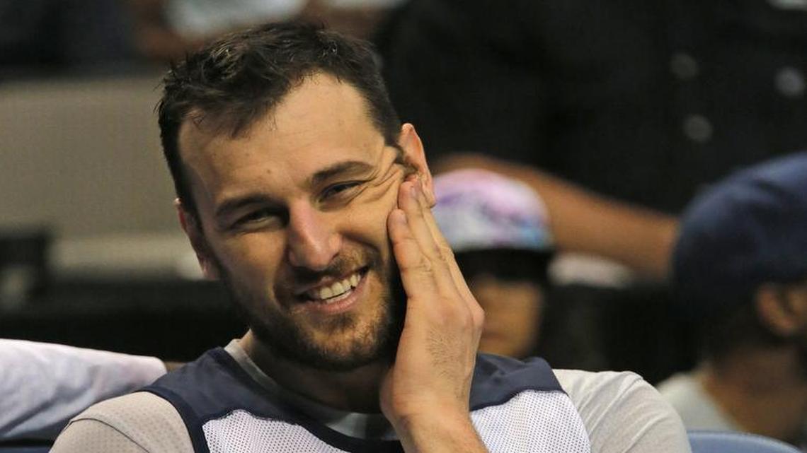 New Dallas Mavericks center Andrew Bogut from Australia has a strong opinion on the U.S. presidential race.