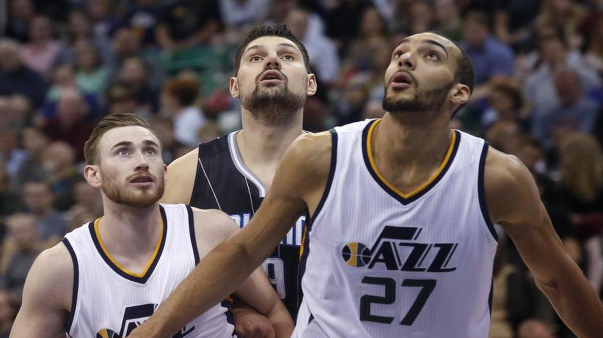 Reigning NBA Player of the Week Gordon Hayward, left, Rudy Gobert and the Utah Jazz take on the Mavericks on Friday in Dallas. The game tips off at 7:30 p.m. on Fox Sports Southwest.