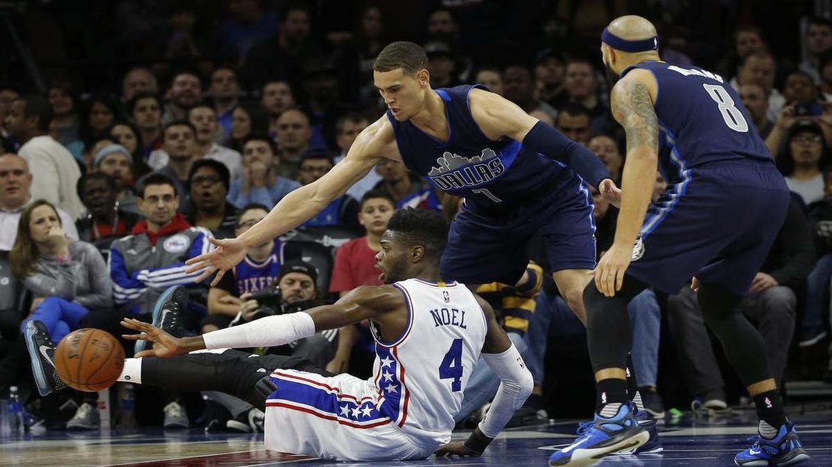 Mavericks forward Dwight Powell has been impressive this season, averaging 10.5 points and 8.1 rebounds.