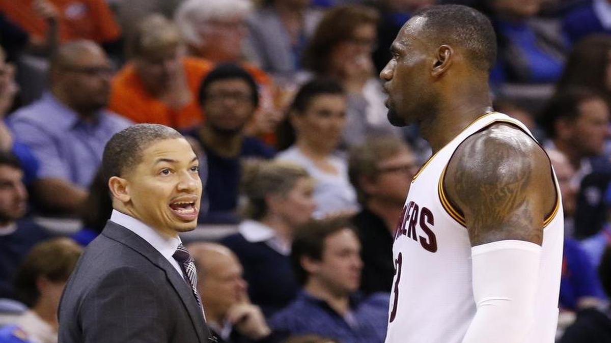 LeBron James, right and the Cavaliers are 17-8 since Tyronn Lue took as coach Jan. 22. The Cavs play host to the Dallas Mavericks on Wednesday (6 p.m., FSSW).
