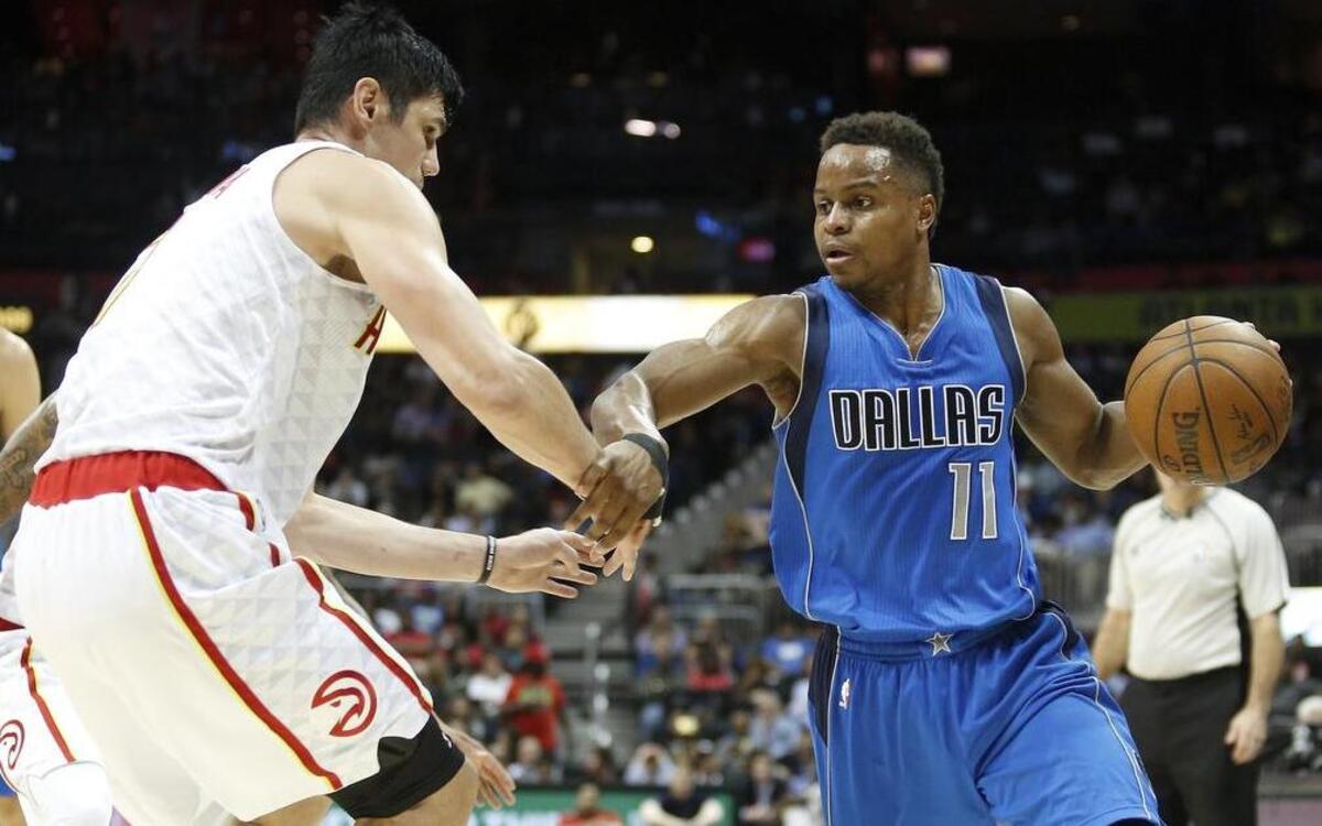 Dallas Mavericks guard Yogi Ferrell averaged 12 points and five assists per game in February.