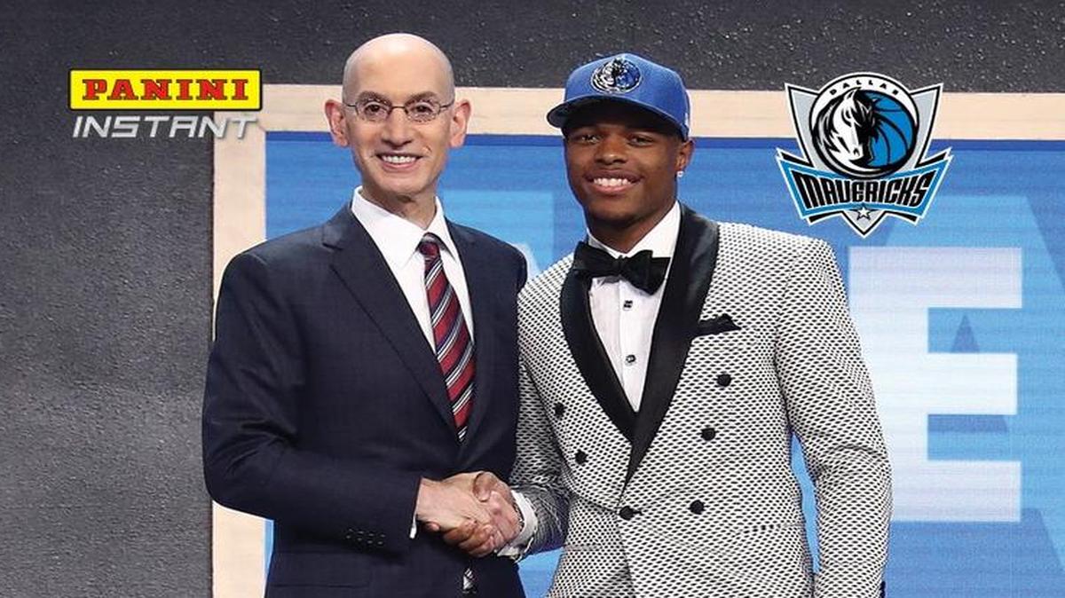 Panini America has Dallas Mavericks first-round draft pick Dennis Smith Jr. of North Carolina State on one of their real-time trading cards.
