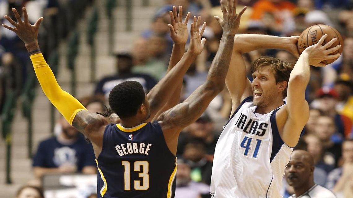 Dallas Mavericks forward Dirk Nowitzki will have some help on the court next season with newcomers Andrew Bogut and Harrison Barnes.
