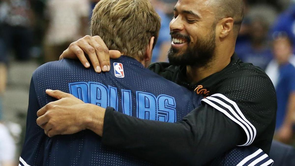 Tyson Chandler and Dirk Nowitzki have a strong friendship.