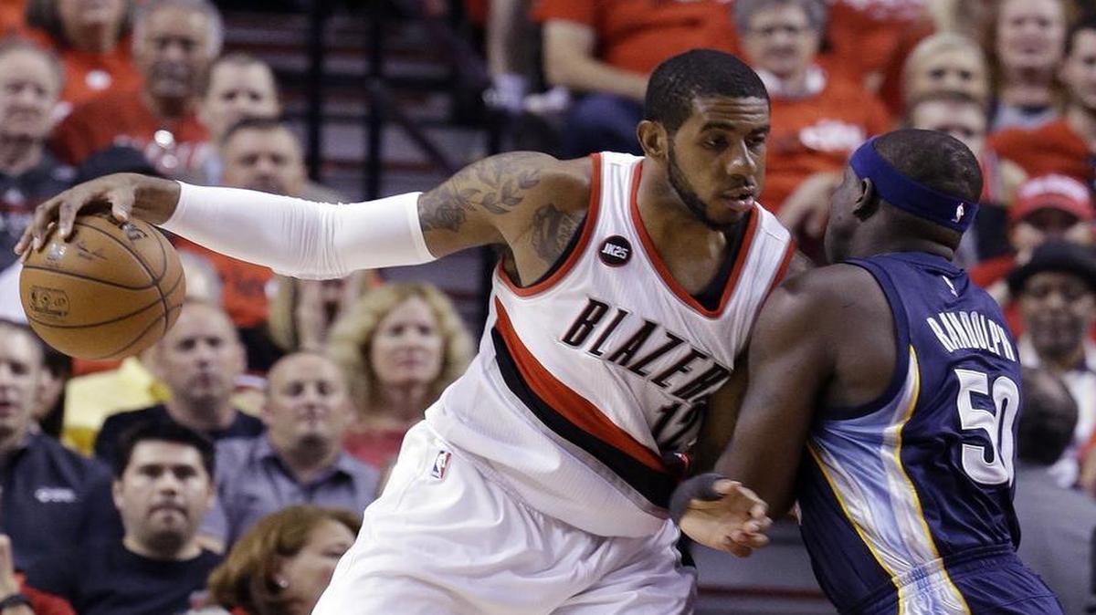 
Portland Trail Blazers forward LaMarcus Aldridge, left, could be a top target for the Dallas Mavericks in free agency. The former Texas Longhorns star played high school basketball in the Dallas area. 
