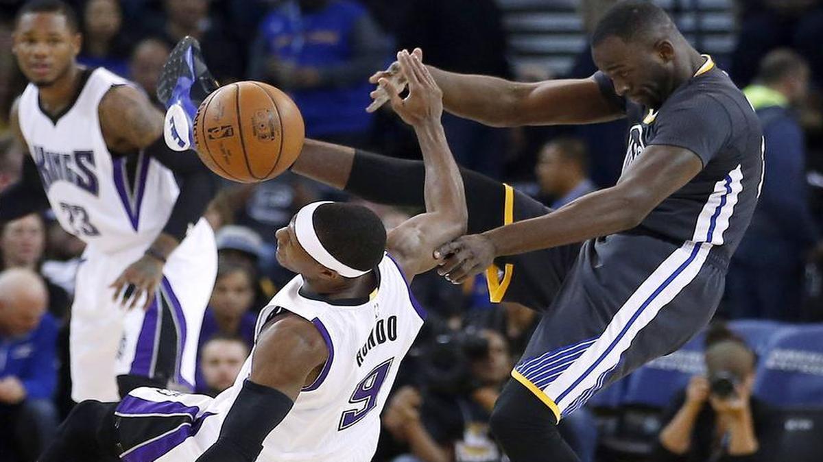 Rajon Rondo, falling in a loose-ball scramble, leads the NBA in assists, but he and the Sacramento Kings are reeling.