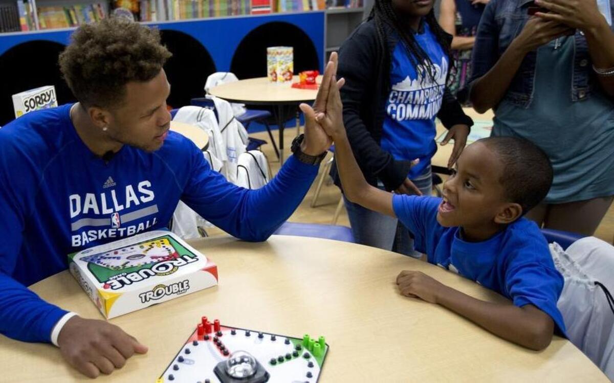 
Justin Anderson, who was a big hit at the Eastside Branch, Boys & Girls Club of Greater Fort Worth last month, will play at lot in the preseason.


