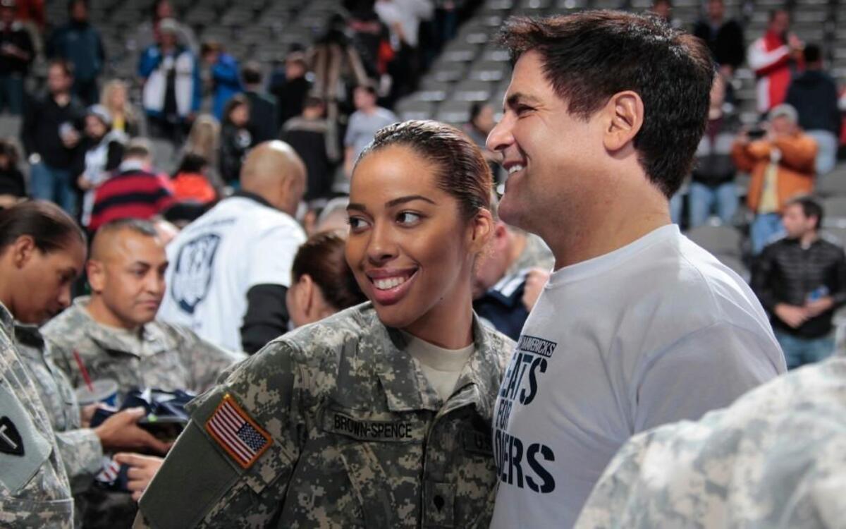 Dallas Mavericks owner Mark Cuban said the annual Seats for Soldiers game is one of the most memorable games of the season. This season’s game will be Dec. 12 against Denver at the American Airlines Center.