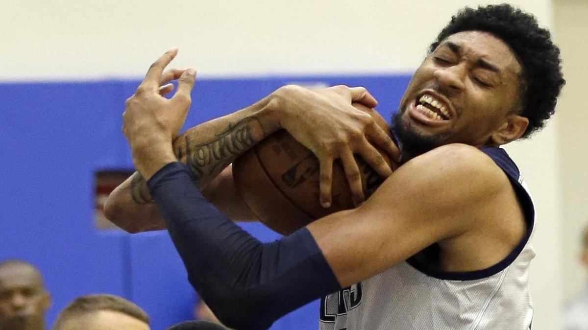 Dallas Mavericks forward Christian Wood, shown in Monday’s win over Orlando, had nine points and seven rebounds in just 14 minutes during Tuesday’s 94-79 victory against Indiana in a summer league game in Orlando.