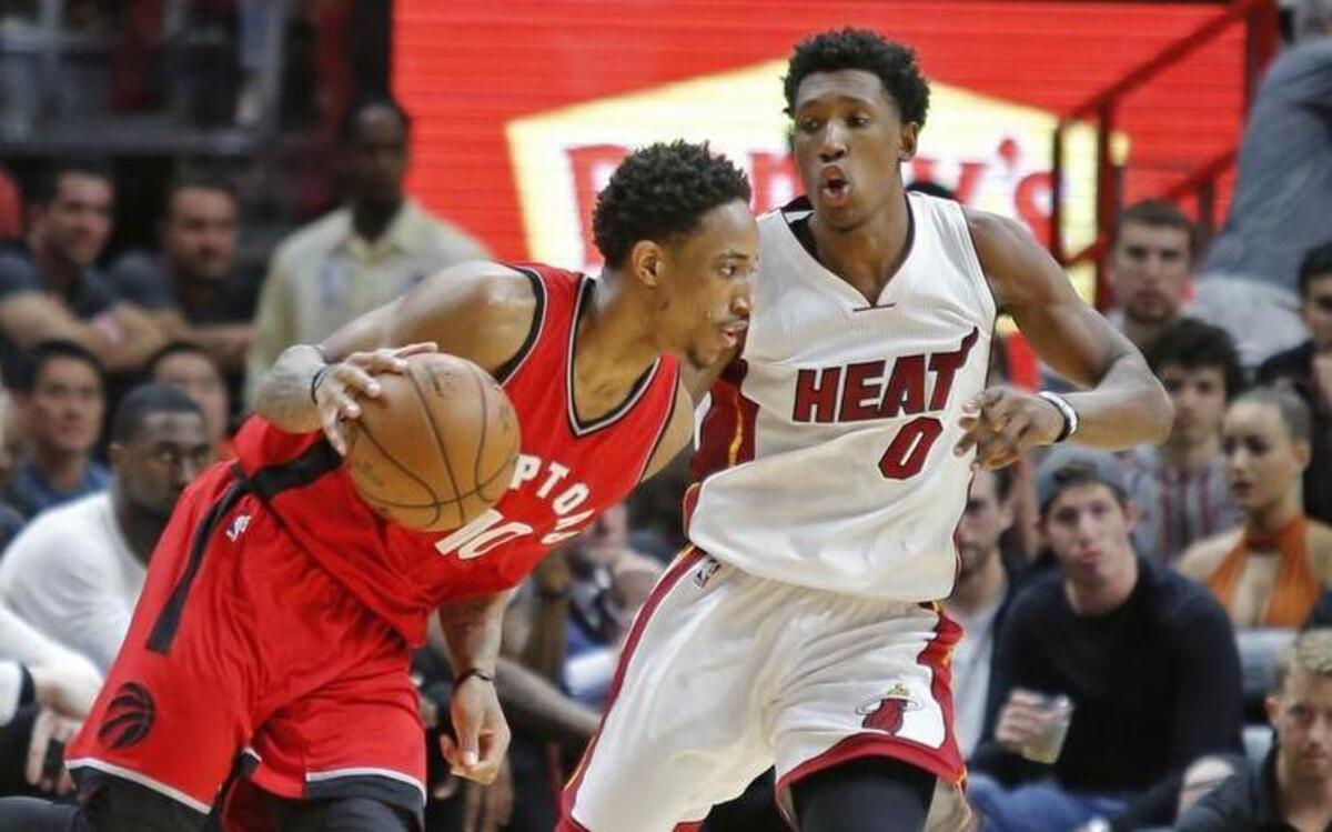 Toronto Raptors guard DeMar DeRozan is averaging 27 points per game.