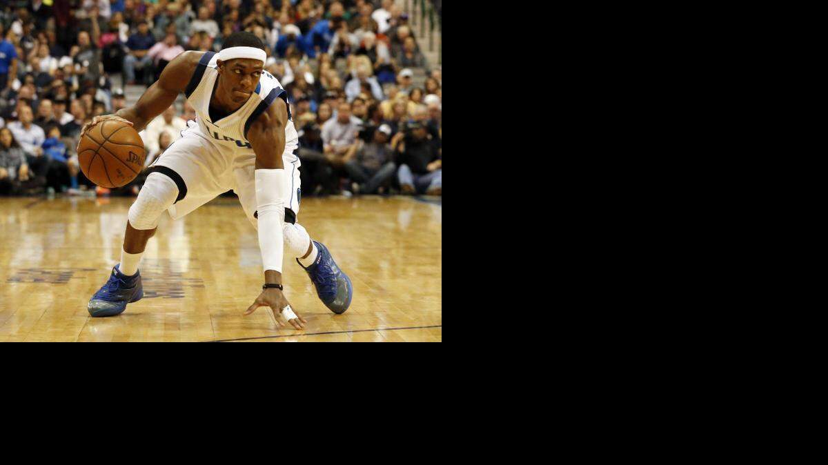 
Dallas Mavericks guard Rajon Rondo won’t be in the lineup Wednesday night against Atlanta after the team suspended him for one game.
