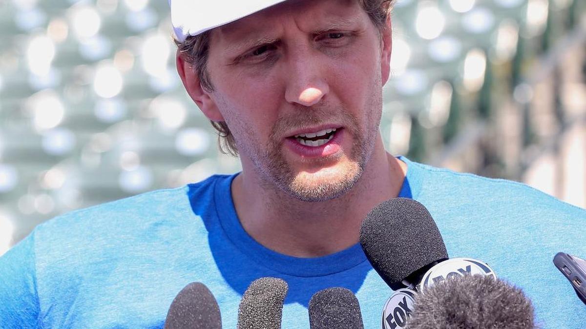 
Mavs forward Dirk Nowitzki disappointed the Rangers’ season is over.
