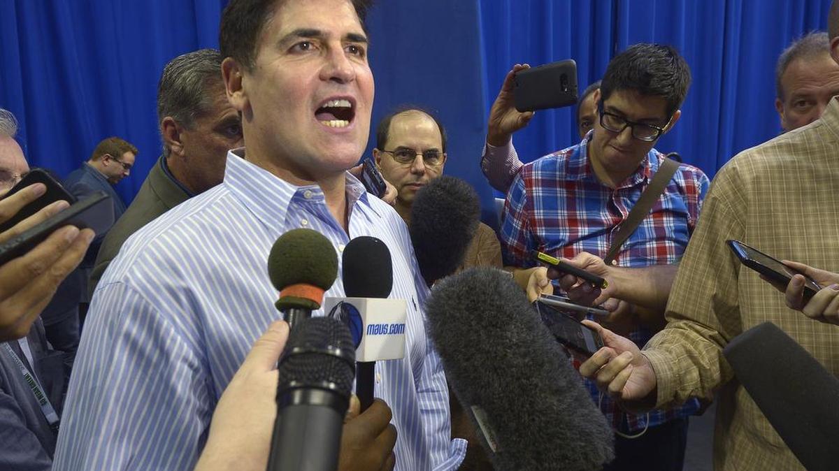 Dallas Mavericks owner Mark Cuban is OK with jersey sponsorship patches.