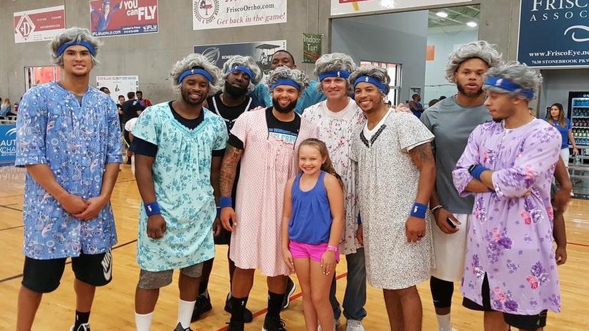 Mavericks players had a sort of team bonding event Saturday in a dodgeball tournament, with training camp set to start in 17 days. Besides host Deron Williams, the other Mavs who played Saturday were guards Wesley Matthews, Devin Harris and Seth Curry, and forwards Harrison Barnes, Dwight Powell, Justin Anderson and Quincy Acy. The Mavs lost Saturday in the championship game of the Celebrity Dodge Barrage, which was hosted by Williams at Fieldhouse USA in Frisco.