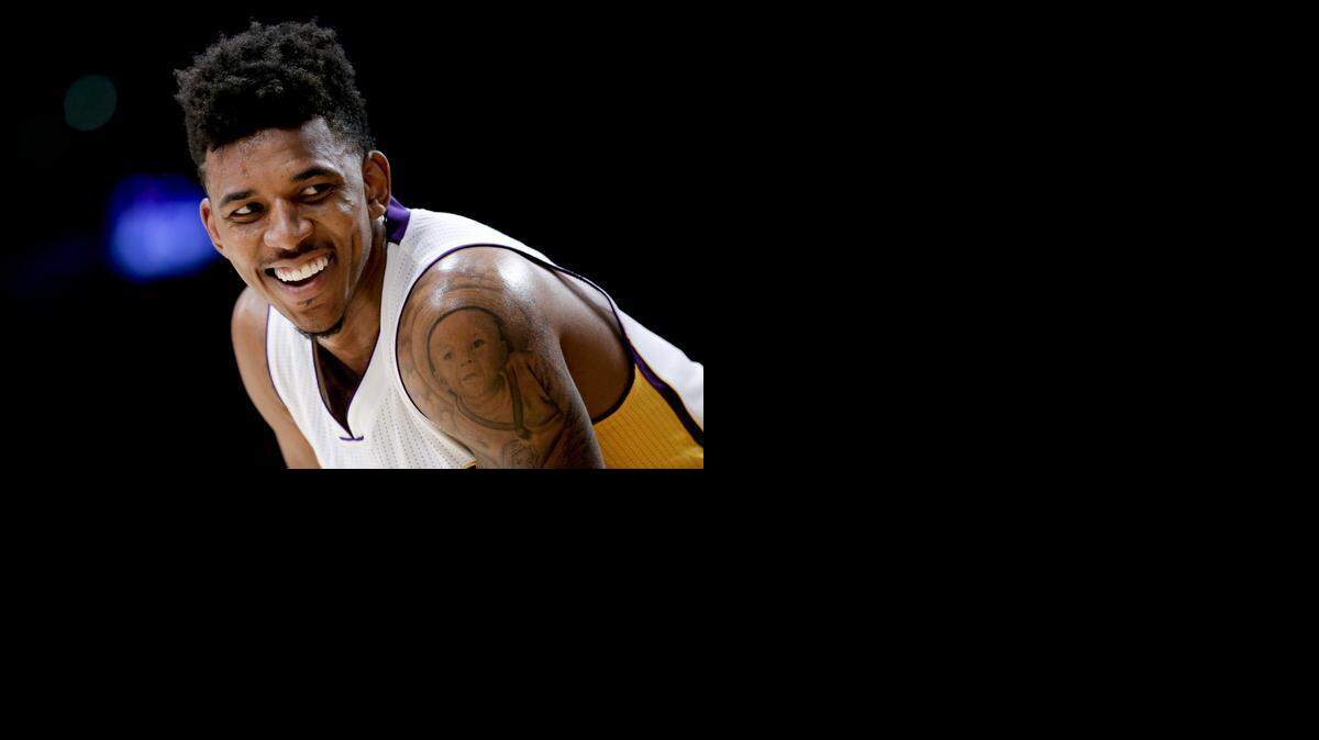 
Forward Nick Young averages 13.4 points per game to lead the struggling Lakers into Sunday’s matchup against the Mavericks.


