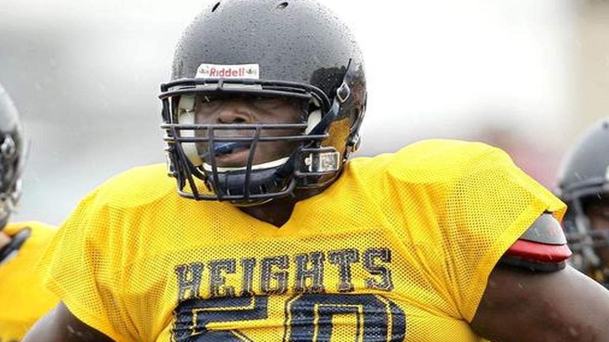 A’Shawn Robinson starred along the defensive line at Fort Worth Arlington Heights.