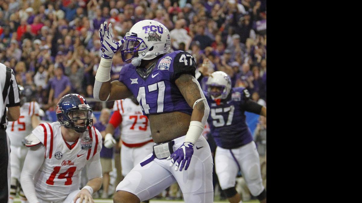 
TCU Horned Frogs linebacker Paul Dawson was the final player drafted in Friday’s third round, going to the Cincinnati Bengals. 
