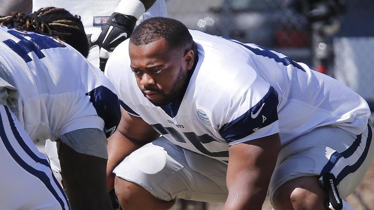 
Ron Leary (65) has started 31 games in the past two seasons, leaving him confident he can hold off rookie La’el Collins for the left guard job.
