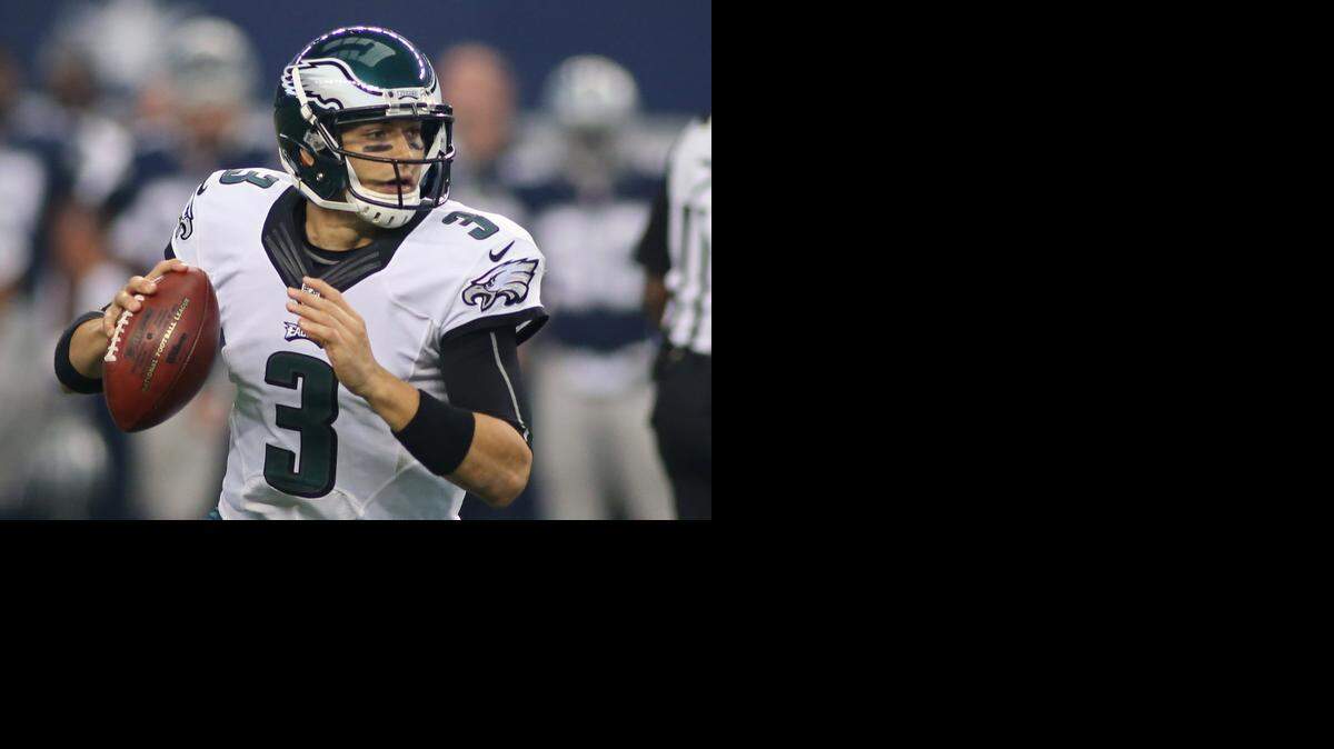 
Mark Sanchez completed 20 of 29 passes for 217 yards with one touchdown against the Cowboys on Thanksgiving Day.
