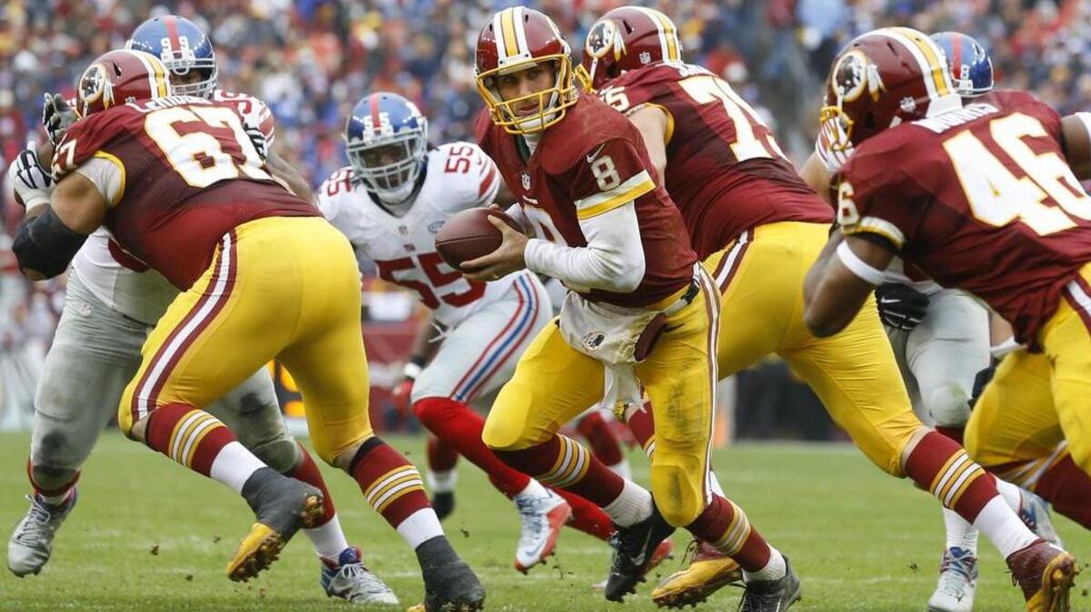 Redskins quarterback Kirk Cousins has 10 interceptions this season but only two have been at home and both of those came in the season opener.